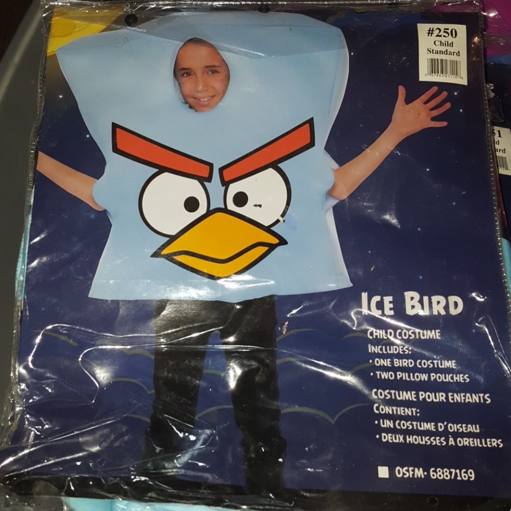 , Angry Bird Ice Bird child's costume new